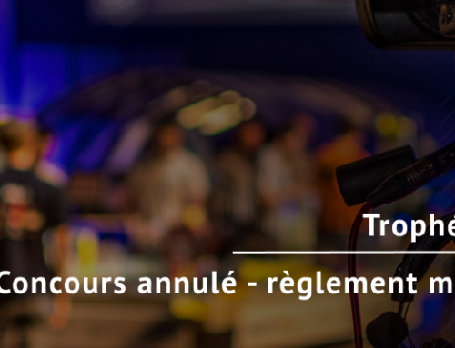 Annulation trophées de la robotique 2020